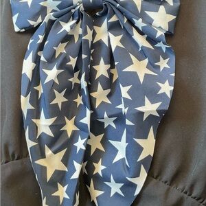 Navy Starry Bow Tie